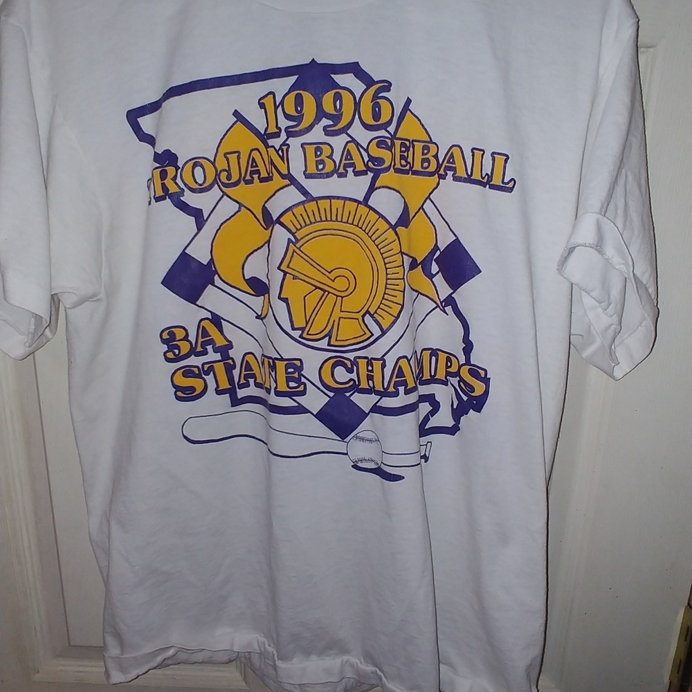 1996 Trojan Baseball T shirts